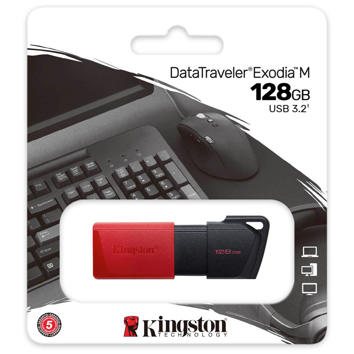 Εξωτερική μνήμη USB-A 3.2 Kingston DT Exodia M, 128Gb DTXM/128GB