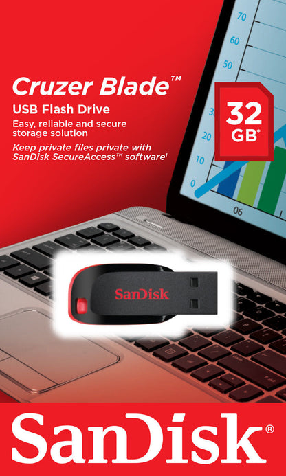 Εξωτερική μνήμη SanDisk Cruzer Blade USB-A 32Gb SDCZ50-032G-B35