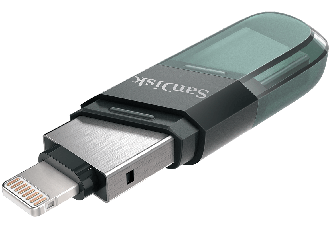 Εξωτερική Μνήμη USB-A 3.1 / Lightning SanDisk iXpand Flip, 256Gb SDIX90N-256G-GN6NE