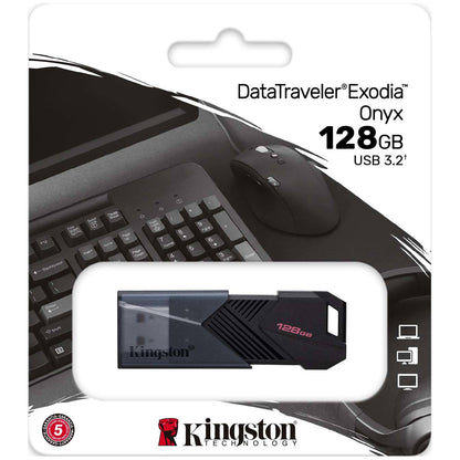 Εξωτερική μνήμη Kingston Exodia Onyx USB-A 3.0 Kingston Exodia Onyx, 128Gb DTXON/128GB 