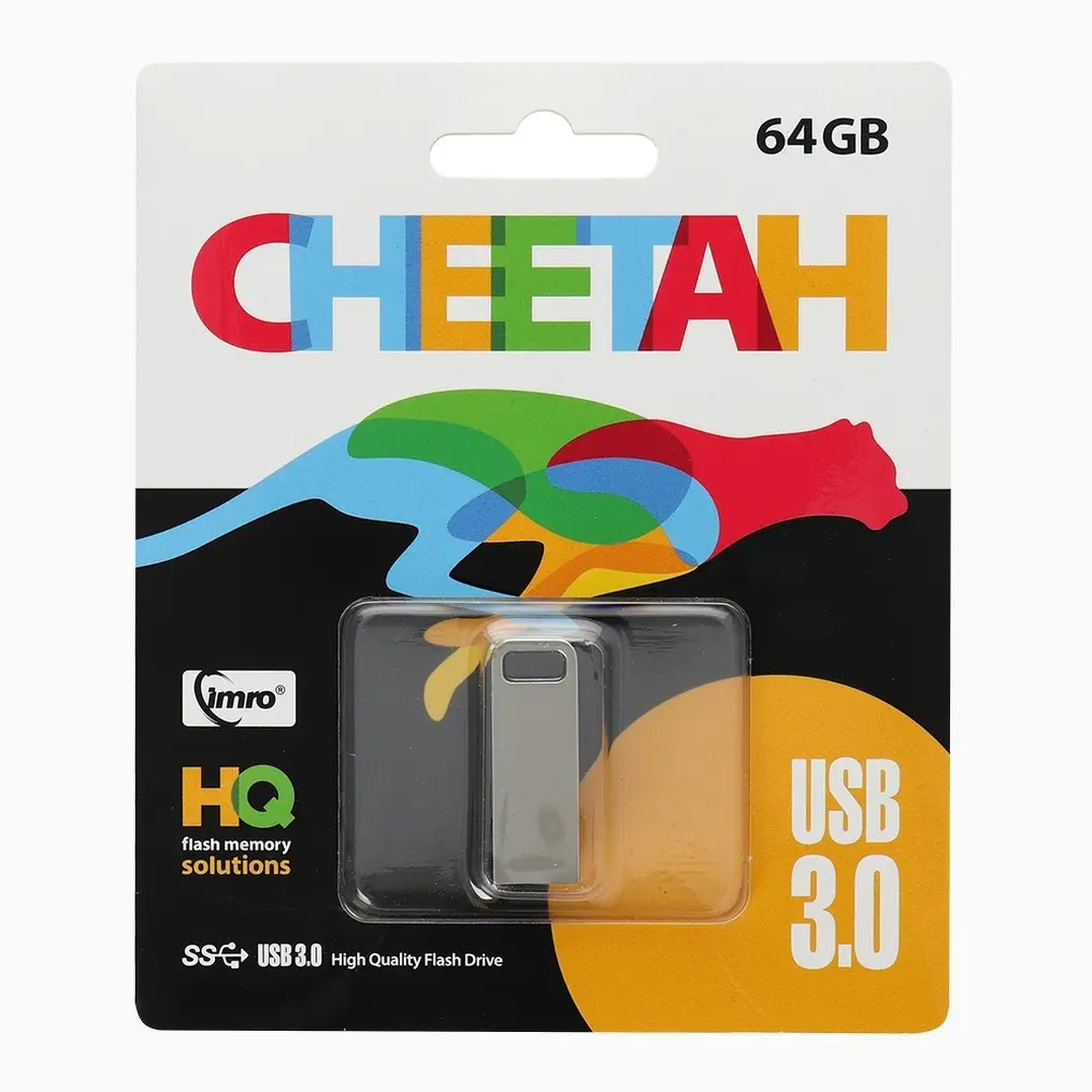 Εξωτερική Μνήμη USB-A 3.0 Imro Cheetah, 64Gb