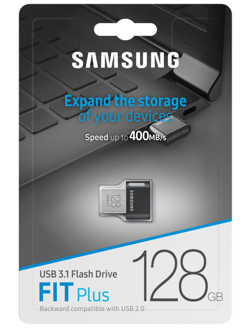 External USB-A 3.1 Memory Samsung FIT Plus, 128Gb MUF-128AB/APC