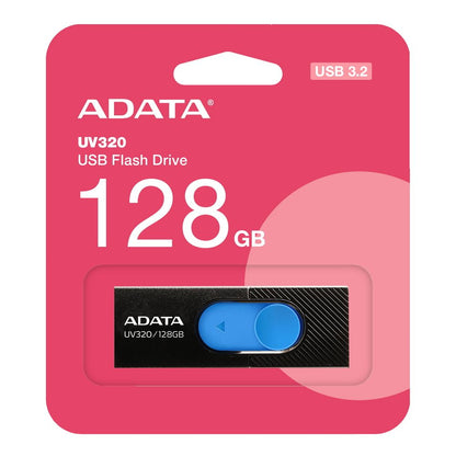 Εξωτερική μνήμη USB-A 3.2 Adata UV320, 128Gb AUV320-128G-RBKBL 