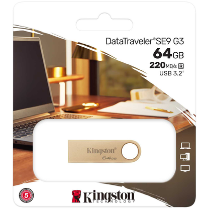 Εξωτερική μνήμη Kingston DT SE9 G3, 64Gb DTSE9G3/64GB USB-A 3.2 