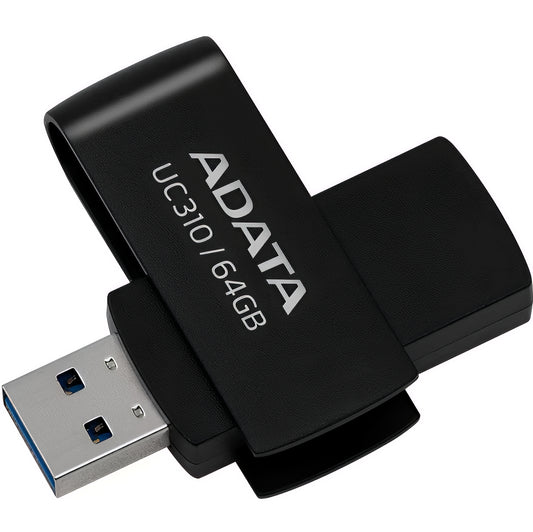Εξωτερική Μνήμη USB-A 3.2 Adata UC310, 64Gb UC310-64G-RBK
