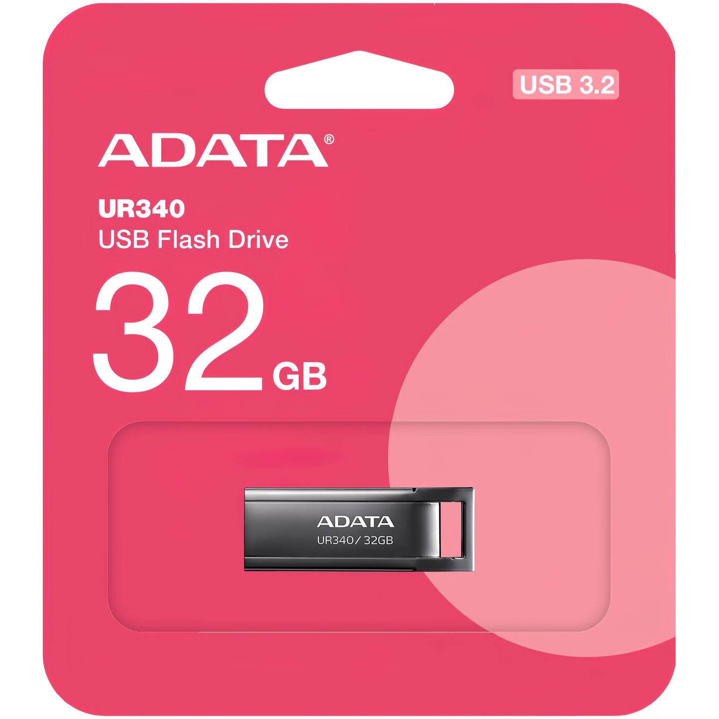 Εξωτερική μνήμη USB-A 3.2 Adata UR340, 32Gb AROY-UR340-32GBK 