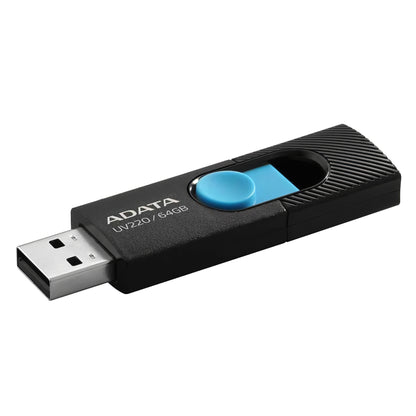 Εξωτερική μνήμη USB-A Adata UV220, 64Gb AUV220-64G-RBKBL 