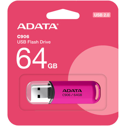 Εξωτερική μνήμη USB-A Adata C906, 64Gb AC906-64G-RPP 