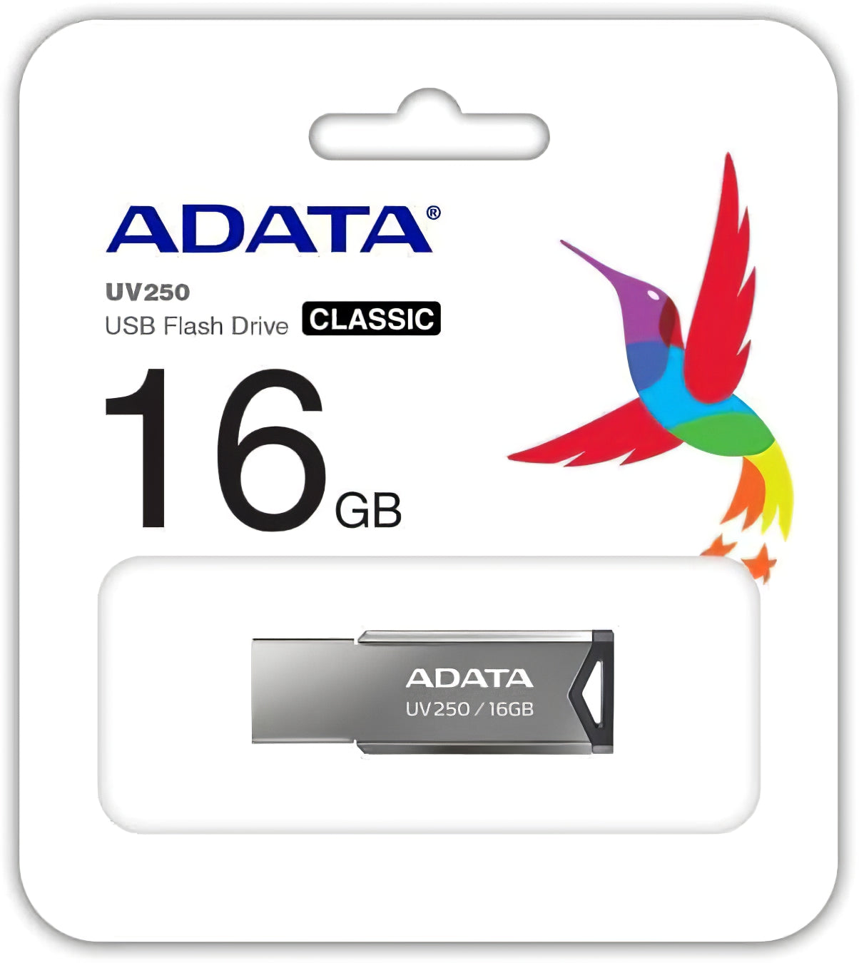 Εξωτερική μνήμη USB-A Adata UV250, 16Gb AUV250-16G-RBK AUV250-16G-RBK 