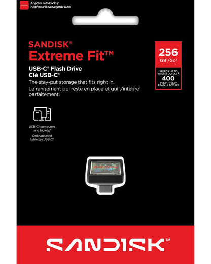 Εξωτερική Μνήμη USB-C SanDisk Extreme Fit, 256Gb SDCZ530-256G-G46