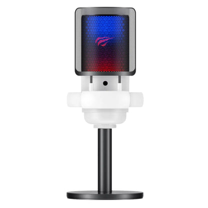 Cardioid Microphone HAVIT GK50, RGB, USB-C, 1.8m, Black