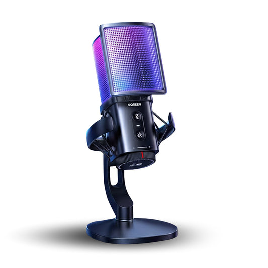 Μικρόφωνο Cardioid UGREEN CM581 (65629), RGB, USB-C, 1.5m, Μαύρο