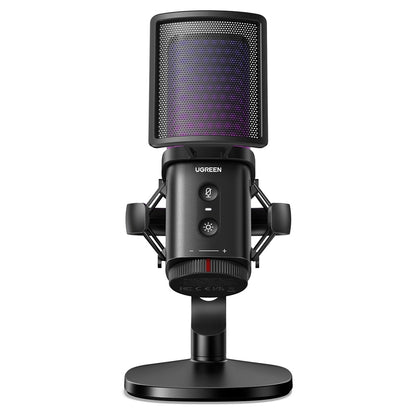 Μικρόφωνο Cardioid UGREEN CM581 (65629), RGB, USB-C, 1.5m, Μαύρο