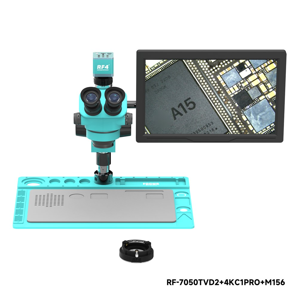 Μικροσκόπιο με Οθόνη και Κάμερα RF4 RF-7050TVD2 + 4KC1PRO + M156