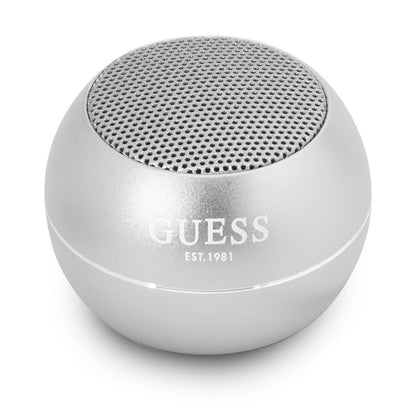 Φορητό Ηχείο Bluetooth Guess, 3W, Ασημί