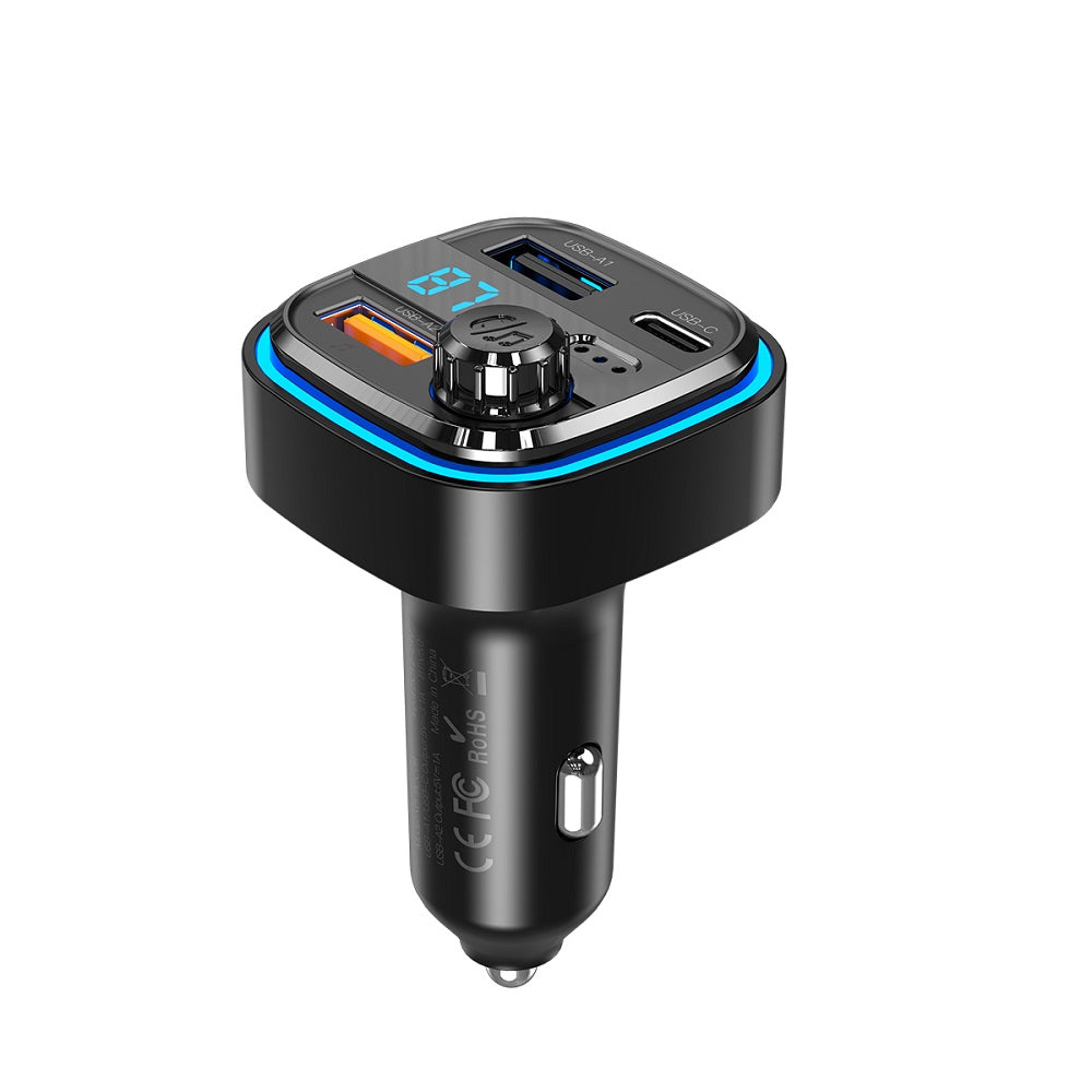 Blue Power Bluetooth FM Modulator BPBCC08, 2 x USB-A - 1 x USB-C