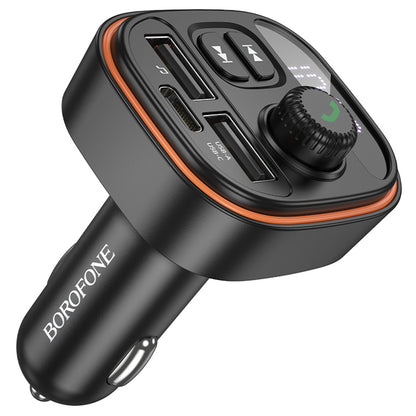 Modulator FM Bluetooth Borofone BC59 Heroic, 2 x USB-A - 1 x USB-C