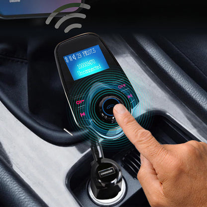 Modulator FM Bluetooth Techsuit MFM4, 1 x USB-A - 1 x 3.5mm - 1 x microSD, Μαύρο