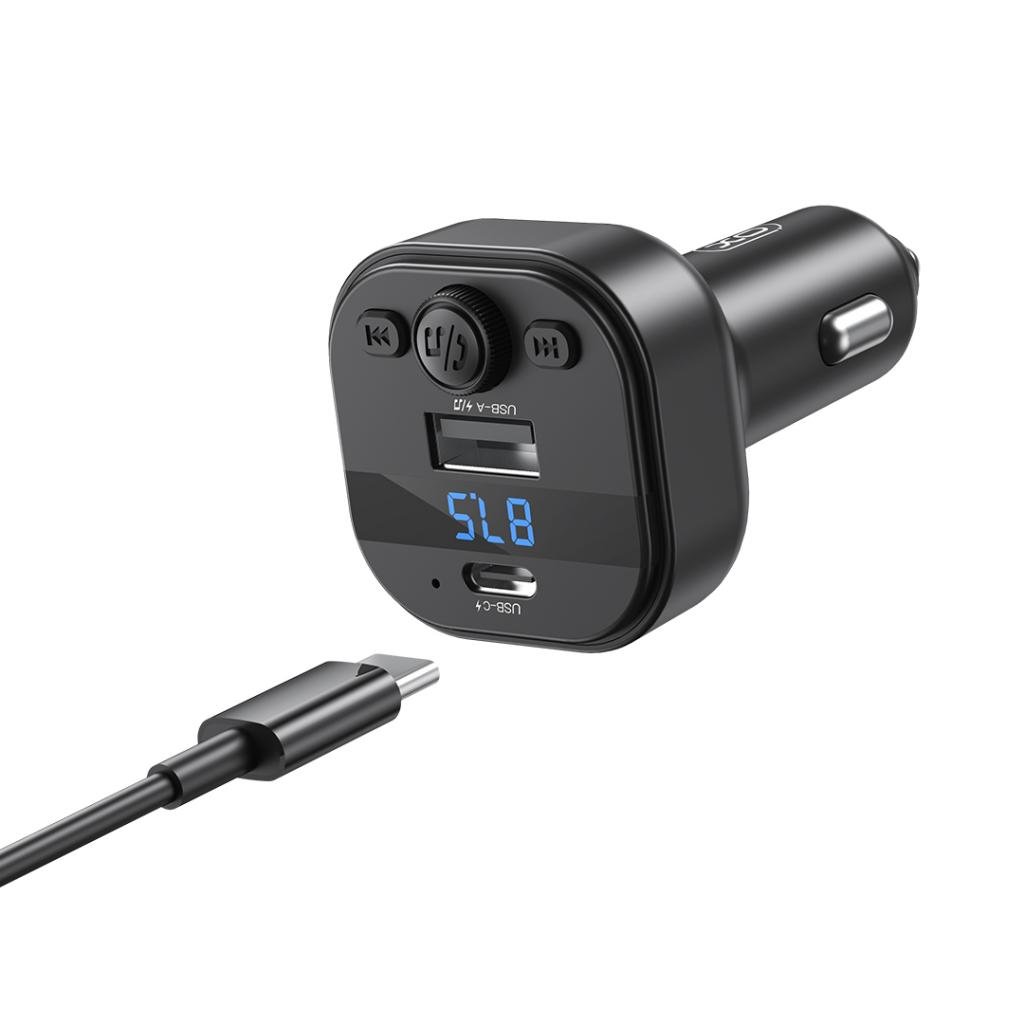 Modulator FM Bluetooth XO Design BCC18, 1 x USB-A - 1 x USB-C