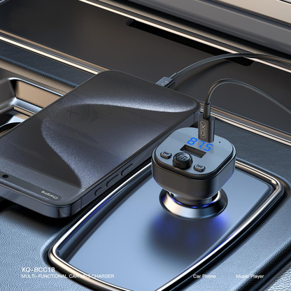 Modulator FM Bluetooth XO Design BCC18, 1 x USB-A - 1 x USB-C