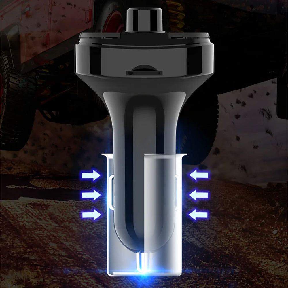 Modulator FM Bluetooth Yesido Y45, 2 x USB-A - 1 x USB-C - 1 x microSD