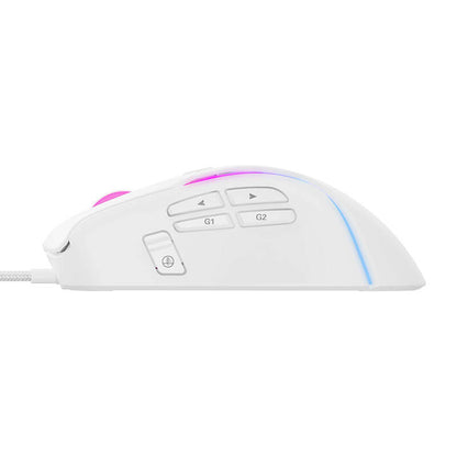 Mouse Gaming Wired USB HAVIT MS1033, RGB, 800DPI - 8000DPI, Λευκό