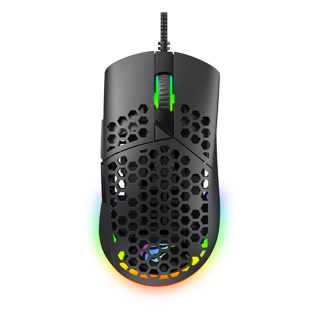 Mouse Gaming Wired USB HAVIT MS1036, RGB, 1200DPI - 7200DPI, 1.6m, Λευκό