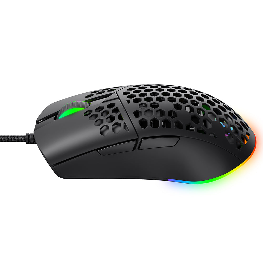Mouse Gaming Wired USB HAVIT MS1036, RGB, 1200DPI - 7200DPI, 1.6m, Λευκό