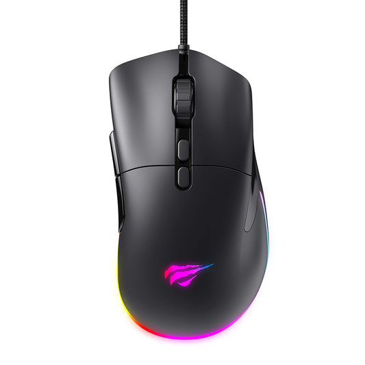 Mouse Gaming Wired USB HAVIT MS954, 800DPI - 12000DPI, 1.6m, Μαύρο