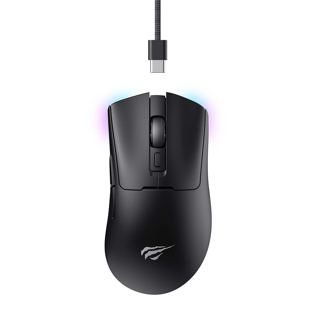 Mouse Gaming Wireless HAVIT MS966WB, 800DPI - 10000DPI, BT / Wi-Fi / Wired, Μαύρο