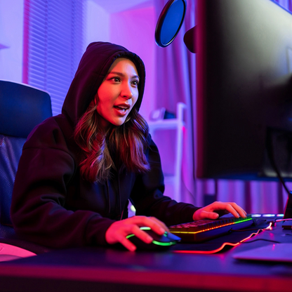 Wireless Gaming Mouse WZK WMGB-3200, 3200DPI, RGB, Black