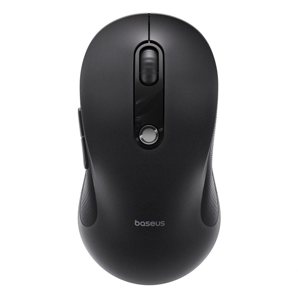 Mouse Wireless Baseus F02, 1600DPI, BT / Wi-Fi, Μαύρο B0203203