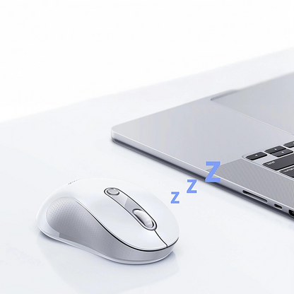 Ασύρματο Ποντίκι Baseus F02, 4000DPI, BT / Wi-Fi, Λευκό B0203202