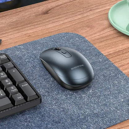 Ασύρματο Ποντίκι Borofone BG13 Winner, 1600DPI, Γκρι