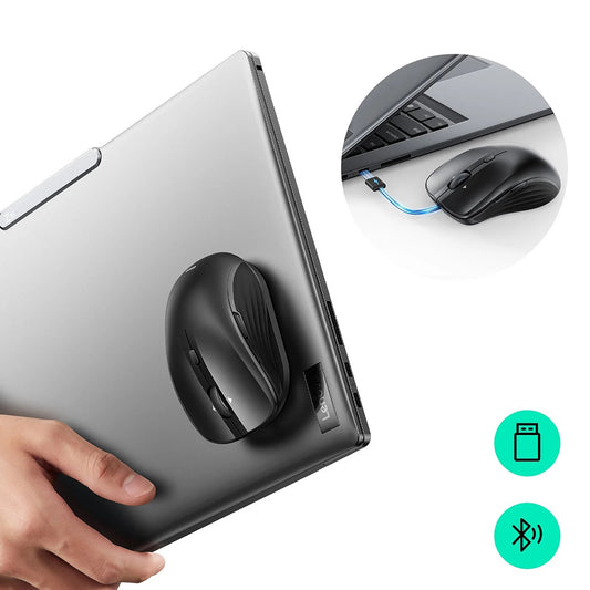 Ασύρματο Ποντίκι ESR MagMouse, 800DPI - 4800DPI, Μαύρο