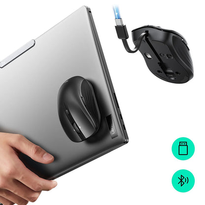 Ασύρματο Ποντίκι ESR MagMouse, 800DPI - 4800DPI, BT / Wi-Fi, Μαύρο