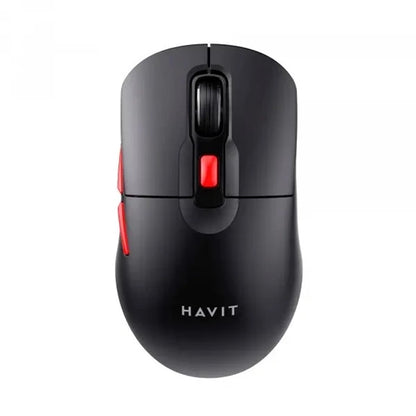 Mouse Wireless HAVIT MS59WB, 800DPI - 1600DPI, Μαύρο Κόκκινο