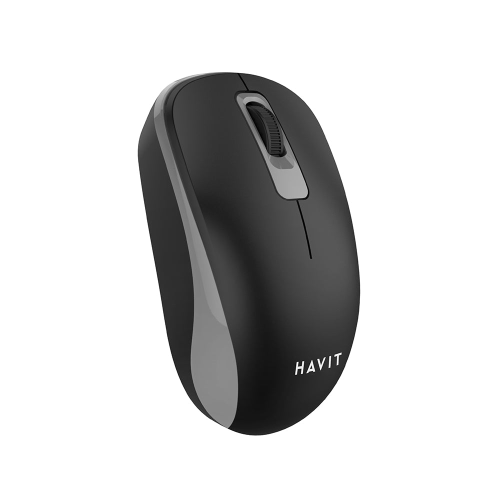 Mouse Wireless HAVIT MS626GT, 1200DPI, Μαύρο Γκρι