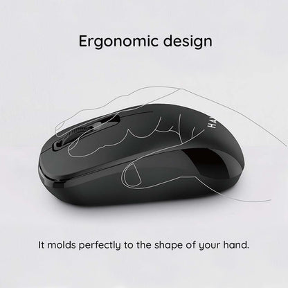 Mouse Wireless HAVIT MS626GT, 1200DPI, Μαύρο Κόκκινο