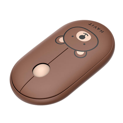 Mouse Wireless HAVIT MS75GT Pro, 1600DPI, Καφέ