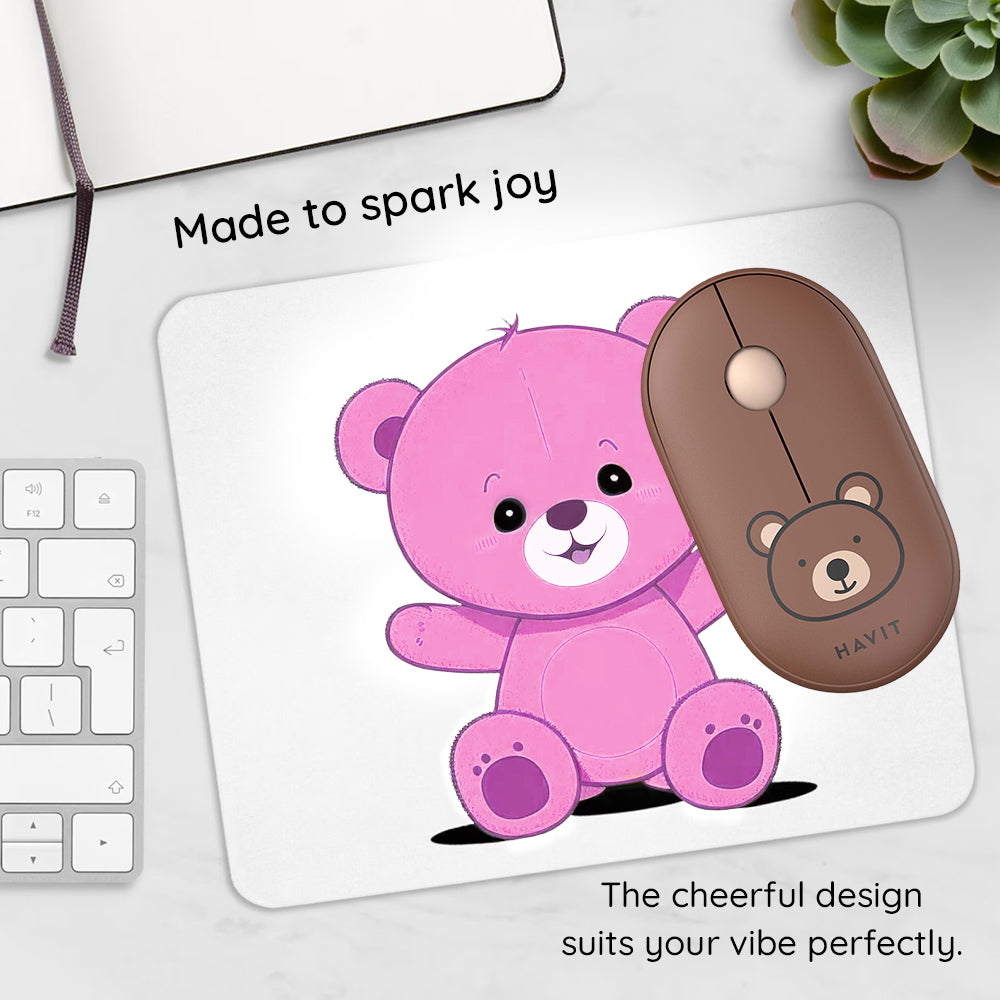 Mouse Wireless HAVIT MS75GT Pro, 1600DPI, Καφέ