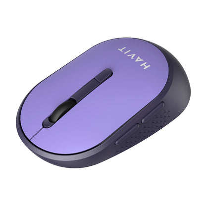 Mouse Wireless HAVIT MS78GT, 1200DPI - 3200DPI, Μωβ