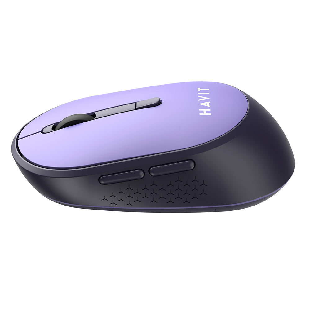 Mouse Wireless HAVIT MS78GT, 1200DPI - 3200DPI, Μωβ