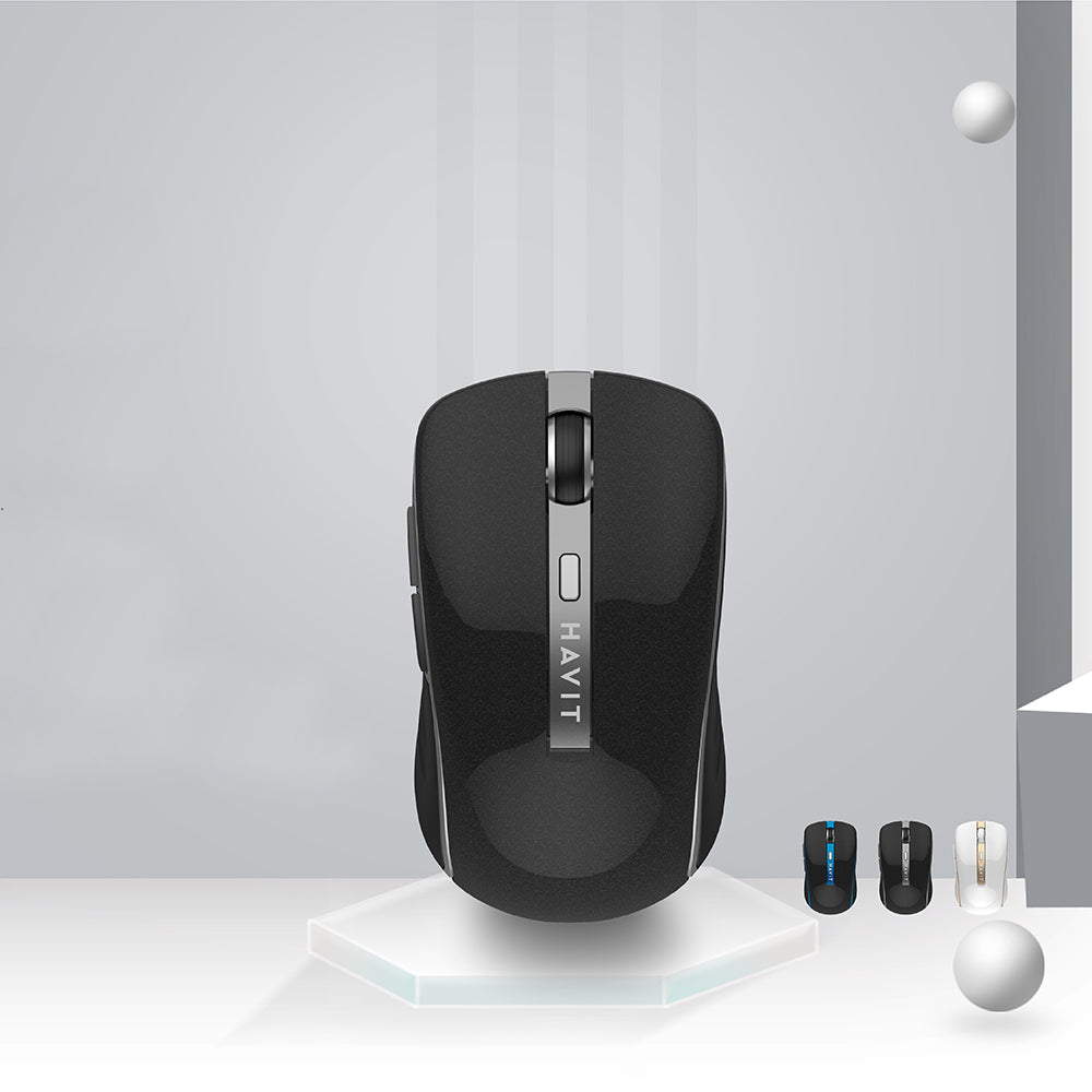 Wireless Mouse HAVIT MS951GT, 1000DPI - 1600DPI, Gold White