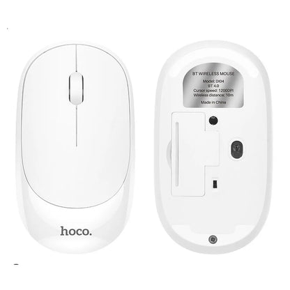 Mouse Wireless HOCO DI04, 1200DPI, BT / Wi-Fi, Λευκό