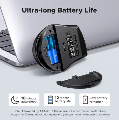 Ασύρματο Ποντίκι UGREEN M511, 1600DPI, Μαύρο