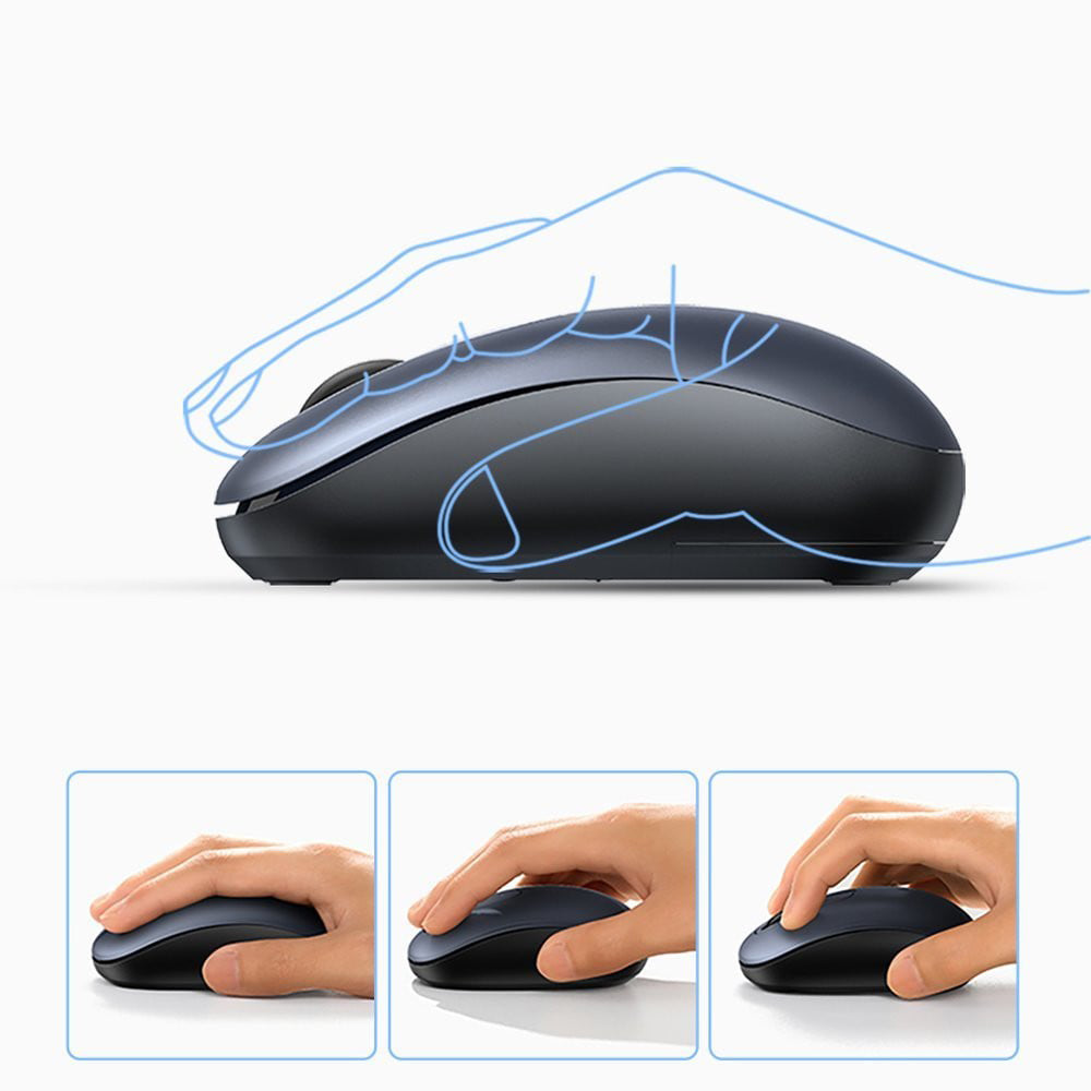 Mouse Wireless UGREEN MU105, 2400DPI, Μπλε Ναυτικό