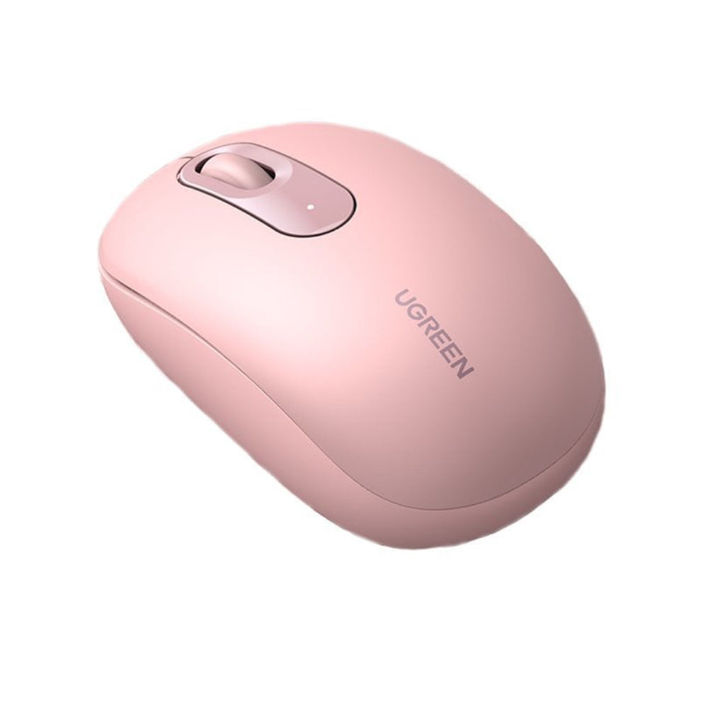 Mouse Wireless UGREEN MU105, 2400DPI, Ροζ