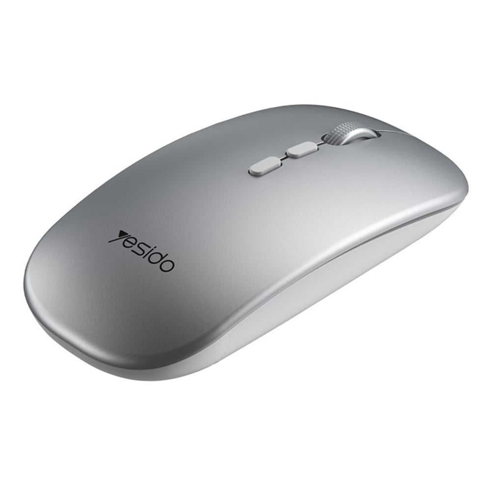 Mouse Wireless Yesido KB15, 800DPI - 1600DPI, Ασημί