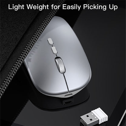 Mouse Wireless Yesido KB15, 800DPI - 1600DPI, Ασημί